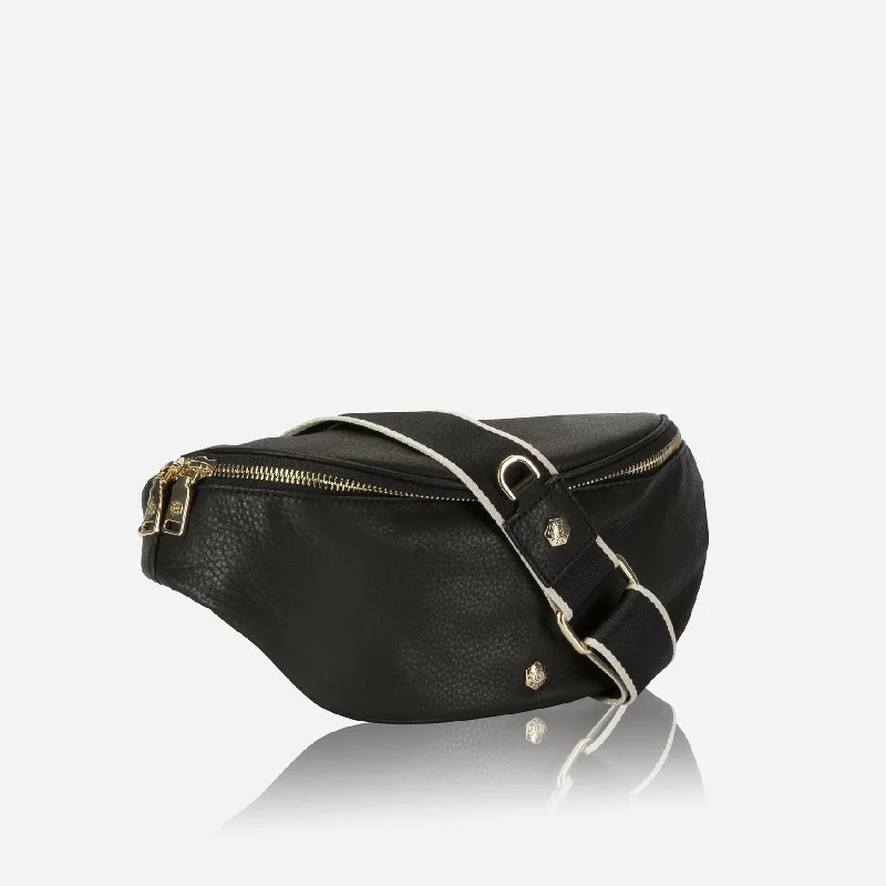 Handle bags with holiday themes for festivities -Geneva Ladies Leather Waist Bag