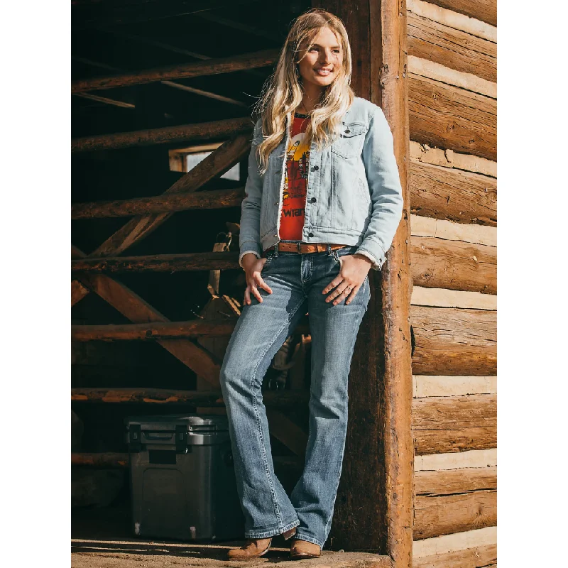 Hunting Jeans for Woods -Wrangler Womens Retro Sadie Low Rise Bootcut Jeans - 1007MWZRT