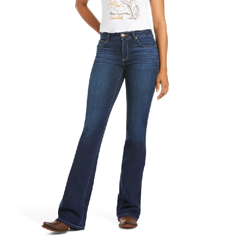 Travel Jeans for On-the-go -Ariat Womens Ultra Stretch Perfect Rise Katie Flare Jeans - 10027692