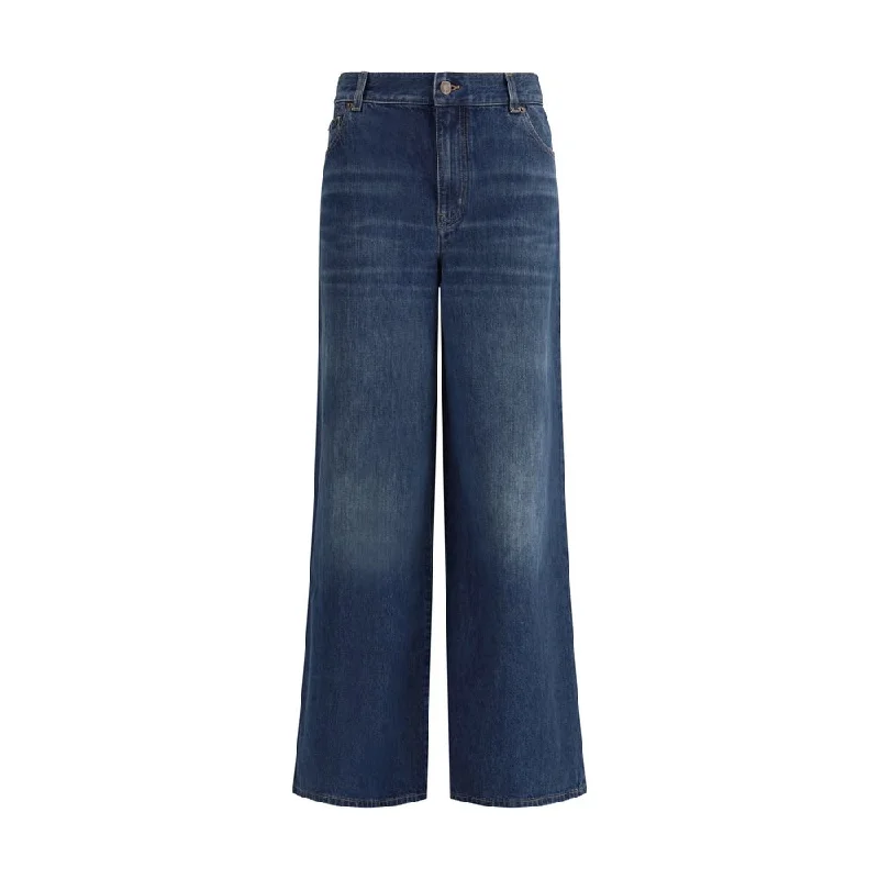 Tight trousers for men with tapered legs and sharp, tailored finish -Chloé Women's Jeans