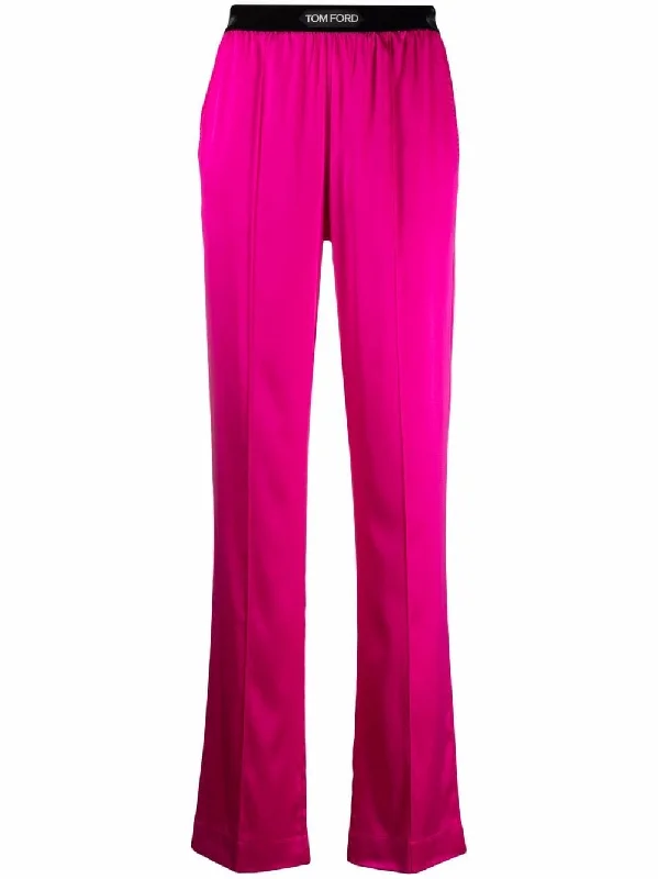 Tight trousers for women with cropped style and chic, modern finish -Tom Ford Women's Trousers pink