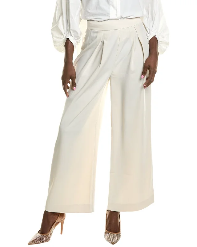 Tight trousers for men with zip fly and flat-front design for a polished look -BCBG New York Trouser