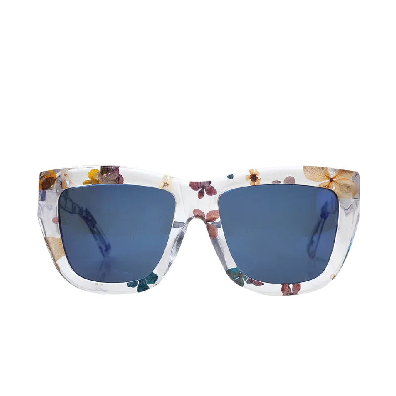 Lead-free Glasses for Health Safety -Pressed Flower Sunglasses